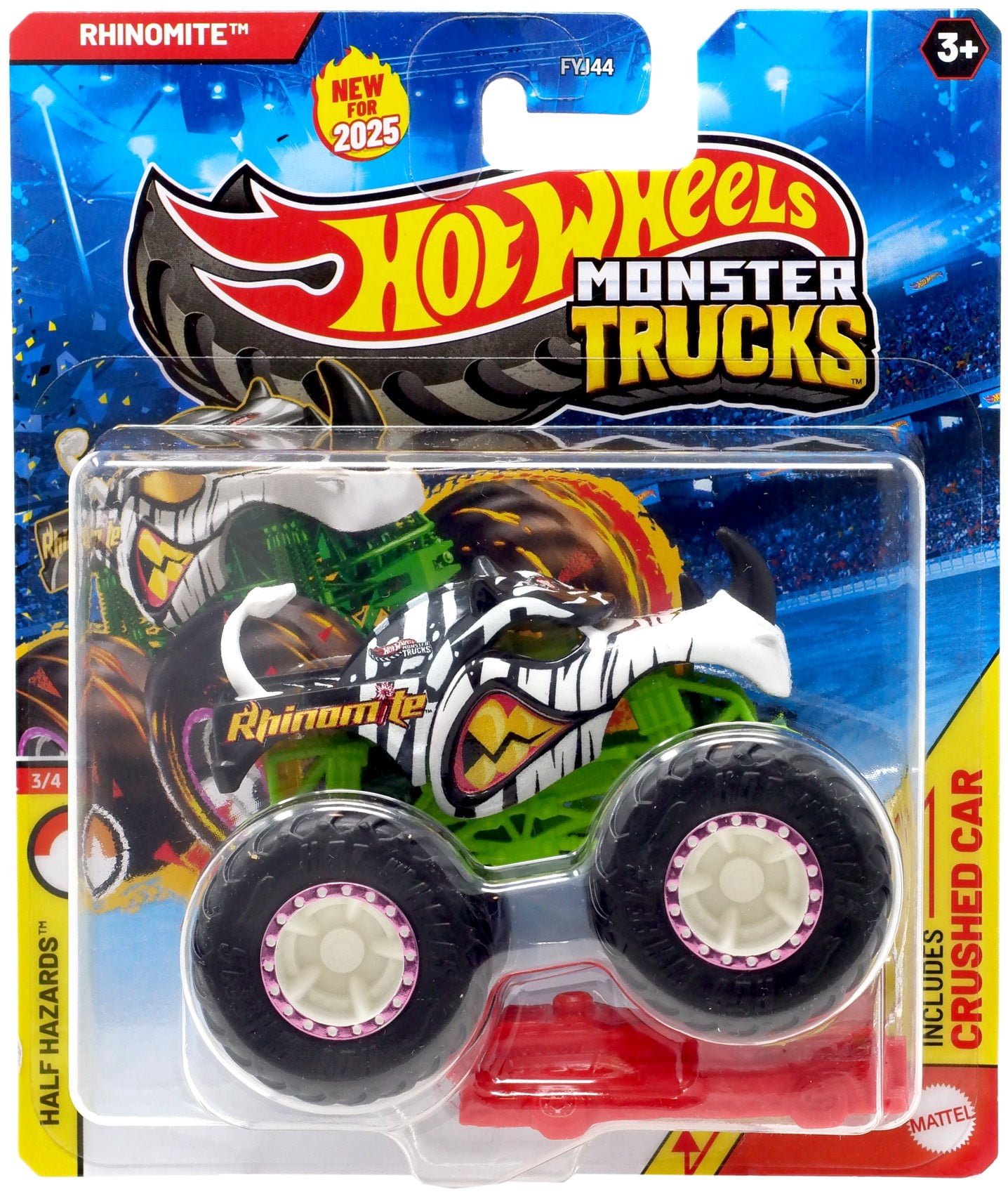 Hot Wheels Half Hazards Rhinomite Diecast Car