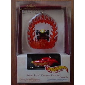 Hot Wheels Hallmark Keepsake Ornament Sooo Fast Custom Car Set