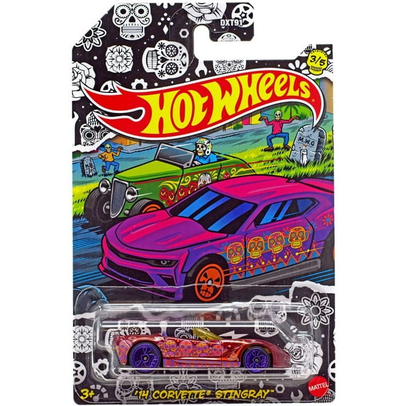 Hot Wheels Halloween 2021 '14 Corvette Stingray Die Cast Cars