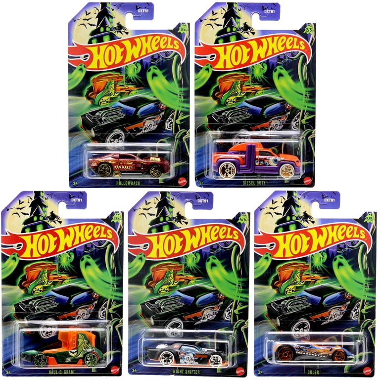 Hot Wheels Halloween 2025 Haul-O-Gram, Hollowback, Night Shifter