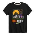 thumbnail image 1 of Hot Wheels - Halloween - Amusement Park In A Scary City - Toddler & Youth Short Sleeve Graphic T-Shirt, 1 of 5