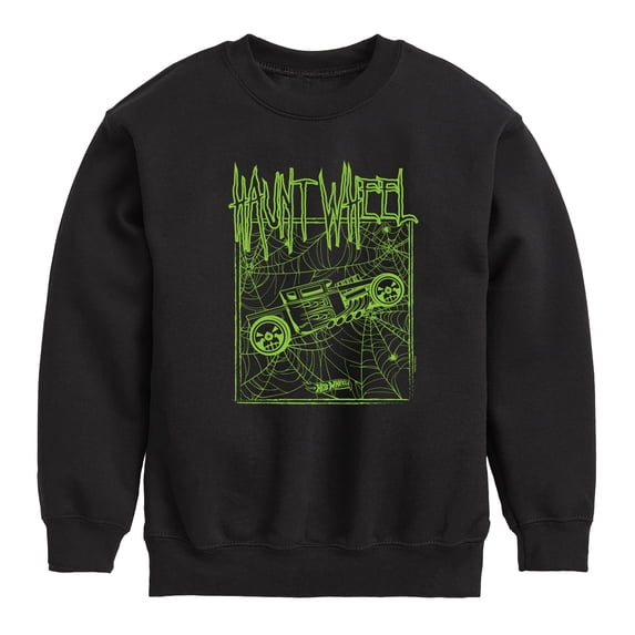 Hot Wheels - Halloween Boys' Graphic Long Sleeve Fleece Sweatshirt