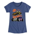 thumbnail image 1 of Hot Wheels - Halloween - Classic Spooky Cars - Toddler & Youth Girls Short Sleeve Graphic T-Shirt, 1 of 5