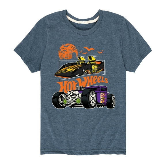 Hot Wheels - Halloween - Classic Spooky Cars - Toddler & Youth Short Sleeve Graphic T-Shirt