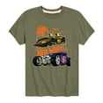 thumbnail image 1 of Hot Wheels - Halloween - Classic Spooky Cars - Toddler & Youth Short Sleeve Graphic T-Shirt, 1 of 5