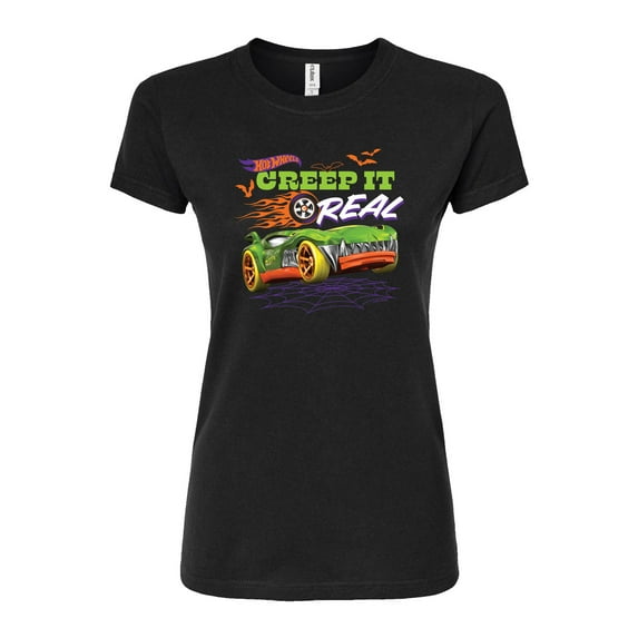 Hot Wheels - Halloween - Creep It Real - Juniors Fitted Graphic T-Shirt