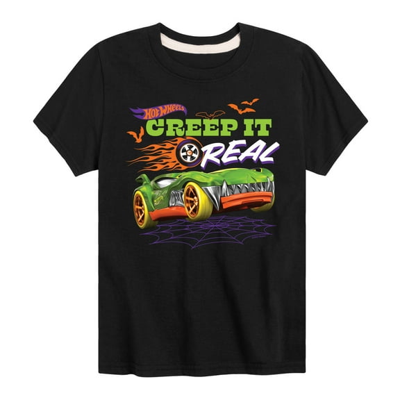 Hot Wheels - Halloween - Creep It Real - Toddler & Youth Short Sleeve Graphic T-Shirt