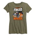 thumbnail image 1 of Hot Wheels - Halloween - Hallo Wheels - Women's Short Sleeve Graphic T-Shirt, 1 of 5