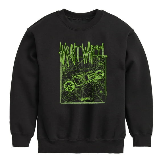 Hot Wheels - Halloween - Haunt Wheel - Toddler & Youth Crewneck Fleece Sweatshirt