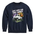 thumbnail image 1 of Hot Wheels - Halloween - Just Here For The Candy - Toddler & Youth Crewneck Fleece Sweatshirt, 1 of 5