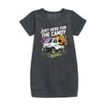 thumbnail image 1 of Hot Wheels - Halloween - Just Here For The Candy - Toddler & Youth Girls Fleece Dress, 1 of 4