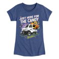 thumbnail image 1 of Hot Wheels - Halloween - Just Here For The Candy - Toddler & Youth Girls Short Sleeve Graphic T-Shirt, 1 of 5