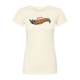 thumbnail image 1 of Hot Wheels - Halloween - Logo Bitten With Fangs - Juniors Fitted Graphic T-Shirt, 1 of 5
