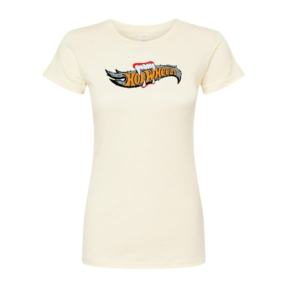 Hot Wheels - Halloween - Logo Bitten With Fangs - Juniors Fitted Graphic T-Shirt