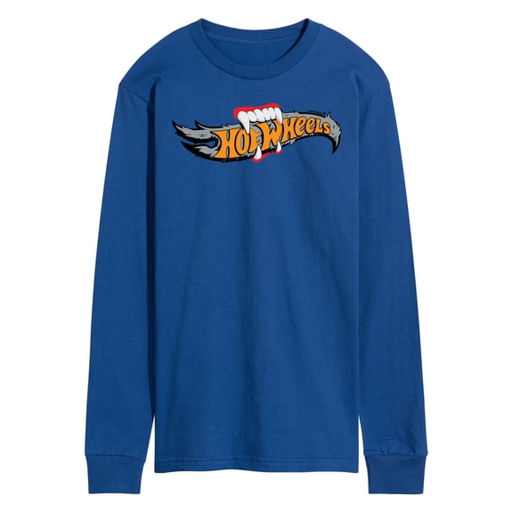 Hot Wheels - Halloween - Logo Bitten With Fangs - Men's Long Sleeve T-Shirt