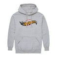 thumbnail image 1 of Hot Wheels - Halloween - Logo Bitten With Fangs - Men's Pullover Hooded Fleece Sweatshirt, 1 of 5