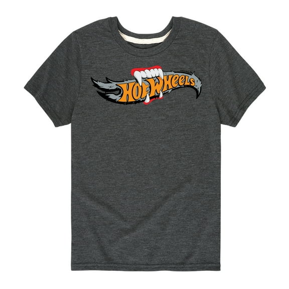 Hot Wheels - Halloween - Logo Bitten With Fangs - Toddler & Youth Short Sleeve Graphic T-Shirt