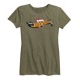 thumbnail image 1 of Hot Wheels - Halloween - Logo Bitten With Fangs - Women's Short Sleeve Graphic T-Shirt, 1 of 5