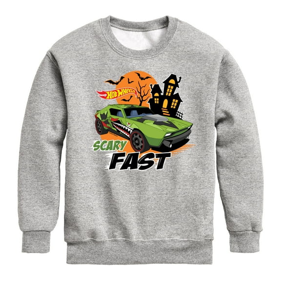 Hot Wheels - Halloween - Scary Fast - Toddler & Youth Crewneck Fleece Sweatshirt