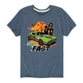 thumbnail image 1 of Hot Wheels - Halloween - Scary Fast - Toddler & Youth Short Sleeve Graphic T-Shirt, 1 of 5