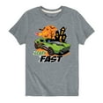 thumbnail image 1 of Hot Wheels - Scary Fast - Toddler And Youth Short Sleeve Graphic T-Shirt, 1 of 5
