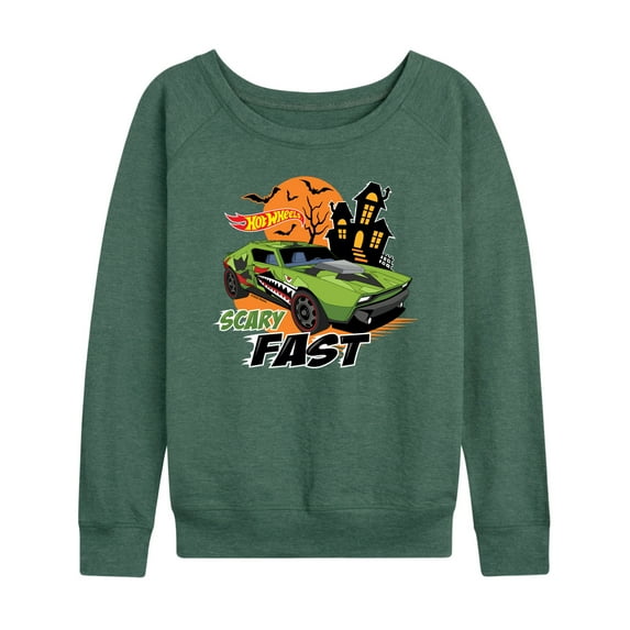 Hot Wheels - Halloween - Scary Fast - Women's Lightweight French Terry Long Sleeve Shirt