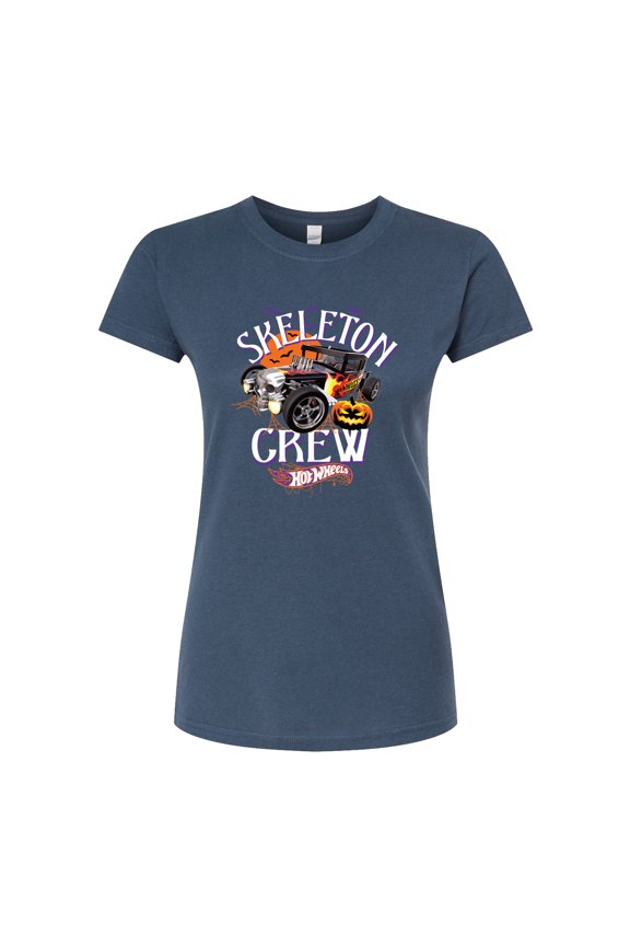 - Halloween - Skeleton Crew - Juniors Fitted Graphic T-Shirt