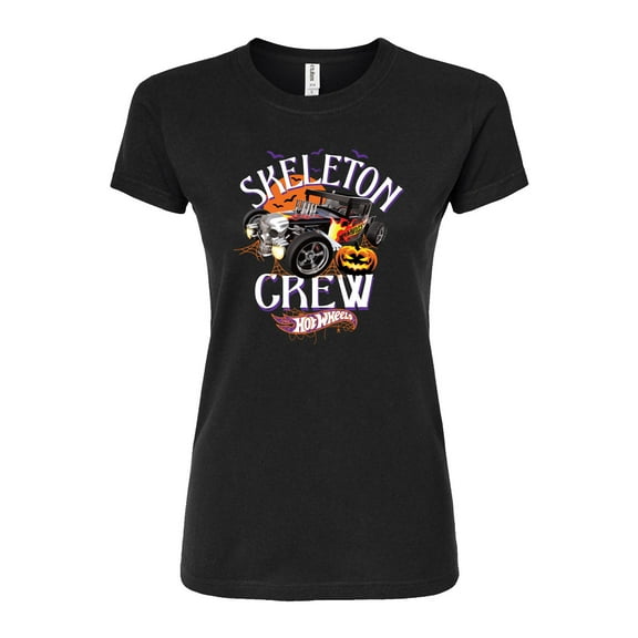 Hot Wheels - Halloween - Skeleton Crew - Juniors Fitted Graphic T-Shirt