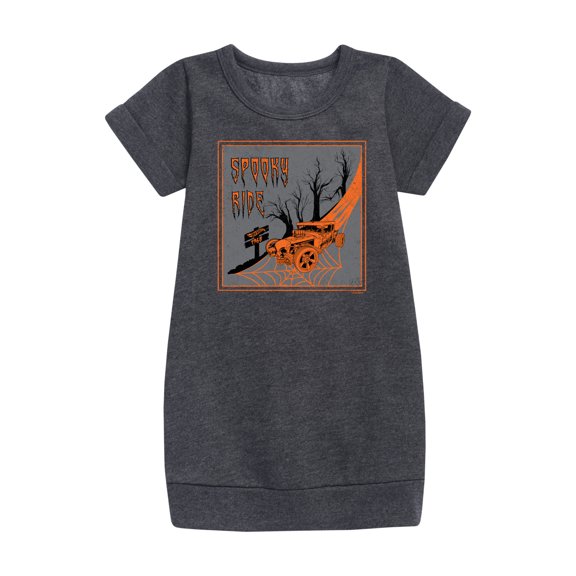 Hot Wheels - Halloween - Spooky Ride - Toddler & Youth Girls Fleece Dress