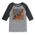 thumbnail image 1 of Hot Wheels - Halloween - Spooky Ride - Toddler & Youth Raglan Graphic T-Shirt, 1 of 4
