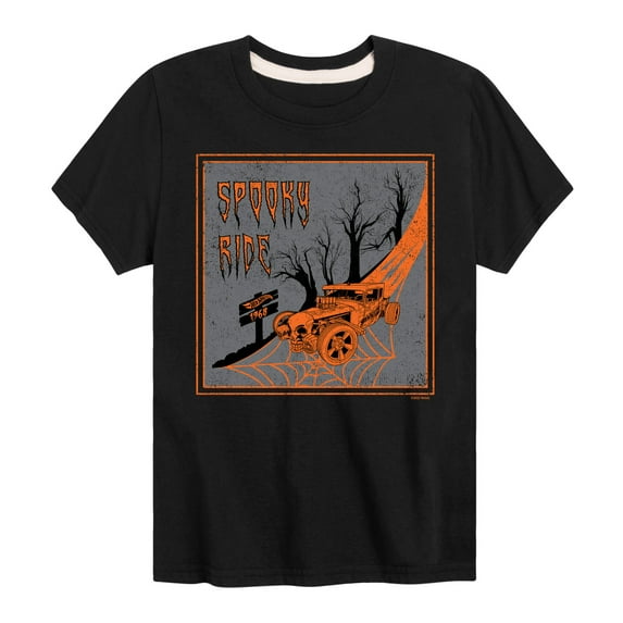 Hot Wheels - Halloween - Spooky Ride - Toddler & Youth Short Sleeve Graphic T-Shirt