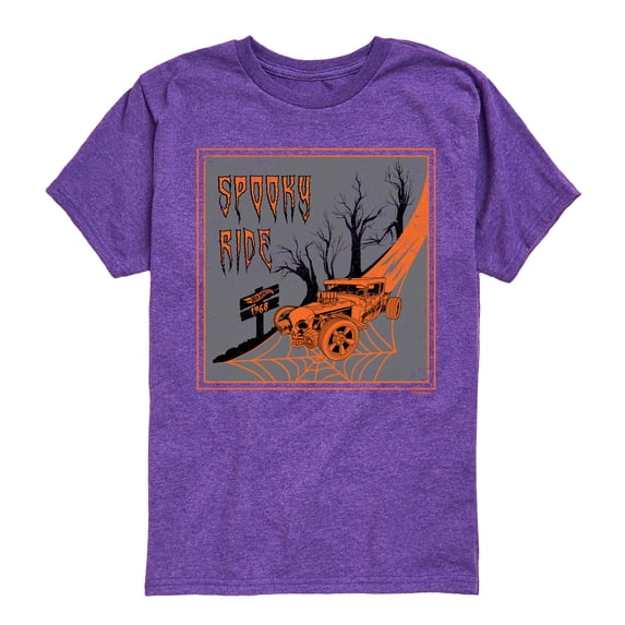 Hot Wheels - Halloween - Spooky Ride - Toddler & Youth Short Sleeve Graphic T-Shirt