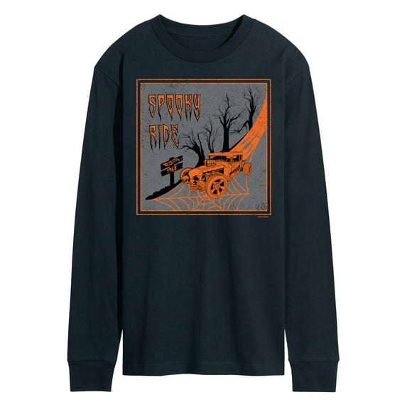 Hot Wheels - Halloween - Spooky Road - Men's Long Sleeve T-Shirt
