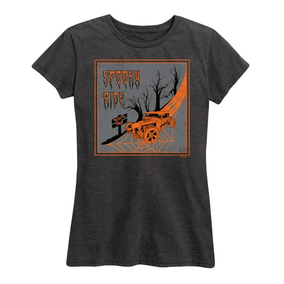 Hot Wheels - Halloween - Spooky Road - Women's Short Sleeve Graphic T-Shirt