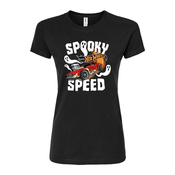 Hot Wheels - Halloween - Spooky Speed - Juniors Fitted Graphic T-Shirt