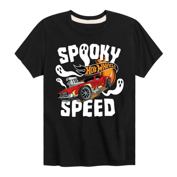 Hot Wheels - Halloween - Spooky Speed - Toddler & Youth Short Sleeve Graphic T-Shirt