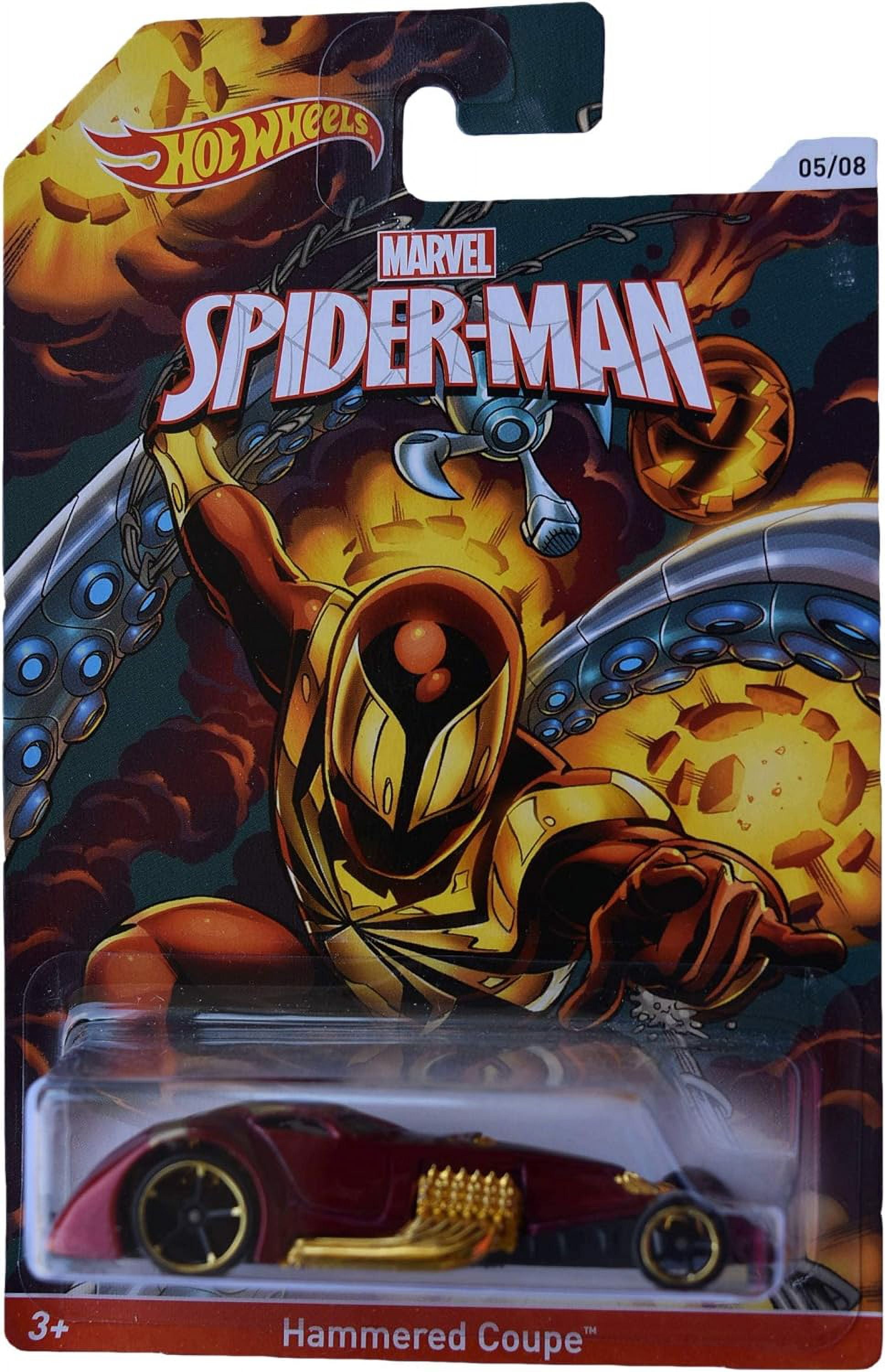 Hot Wheels Hammered Coupe, Spider-Man 5/8