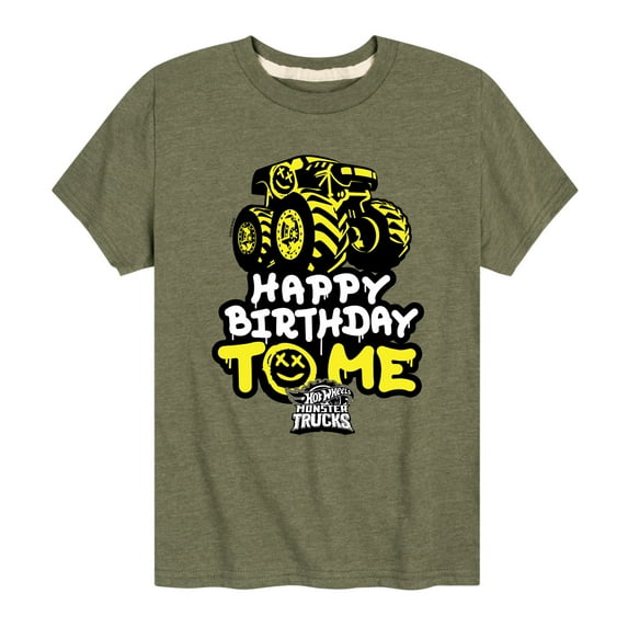 Hot Wheels - Happy Birthday To Me - Toddler And Youth Short Sleeve Graphic T-Shirt