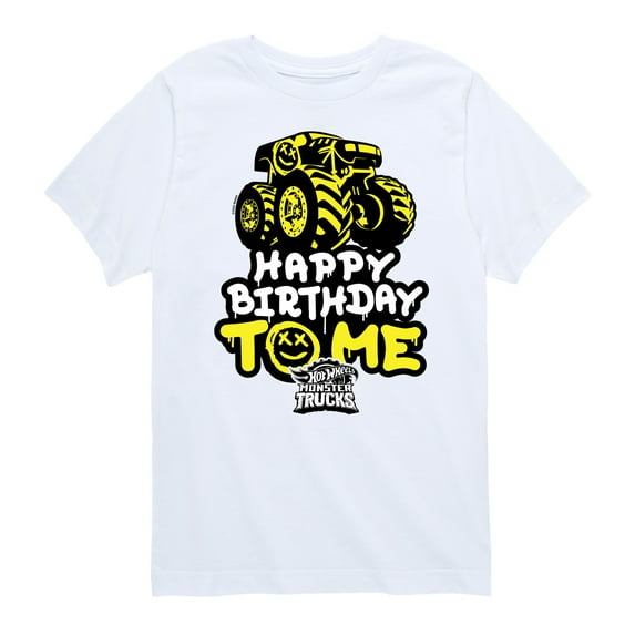 Hot Wheels - Happy Birthday To Me - Toddler And Youth Short Sleeve Graphic T-Shirt