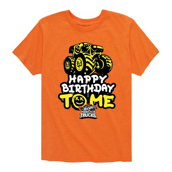 Hot Wheels - Happy Birthday To Me - Toddler And Youth Short Sleeve Graphic T-Shirt