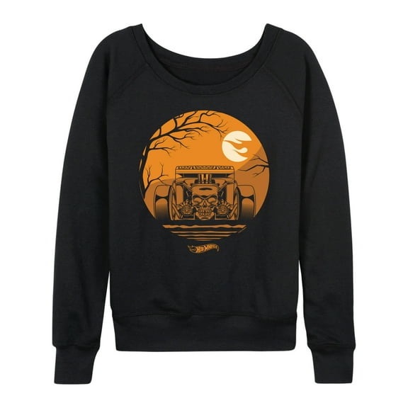Hot Wheels - Haunted Road - Women's Lightweight French Terry Long Sleeve Shirt