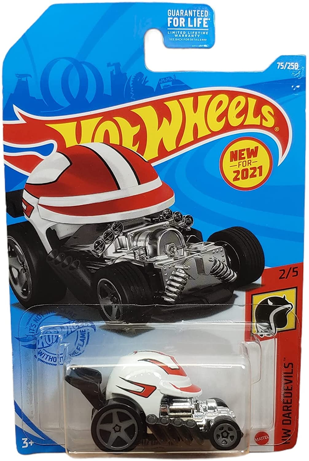 Hot Wheels Head Gasket, Hw Daredevils 2/5 White 75/250