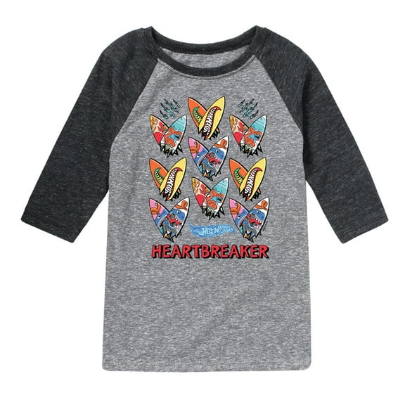 Hot Wheels - Heartbreaker - Toddler & Youth Raglan Graphic T-Shirt