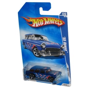 Hot Wheels Heat Fleet '09 9/10 Blue '55 Nomad Toy Car 125/190