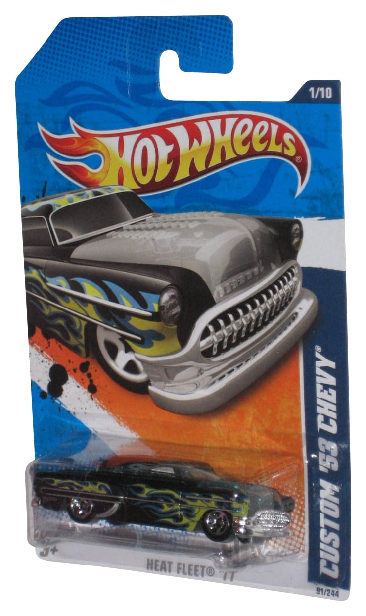Hot Wheels Heat Fleet 1/10 '11 Black Custom '53 Chevy Toy Car 91/244