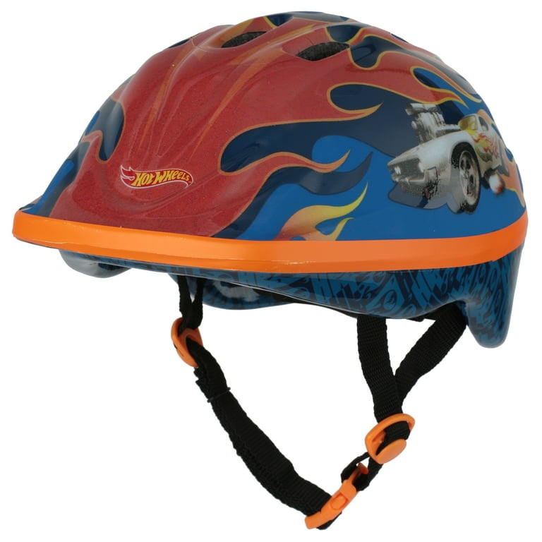 Hot Wheels Helmet with Surprise Bonus Car for Bikes Skateboards and Scooters Ages 5 Walmart