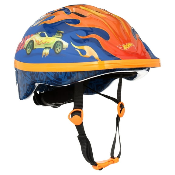Hot Wheels Helmet with Surprise Bonus Car for Bikes, Skateboards and Scooters for Kids Ages 5+