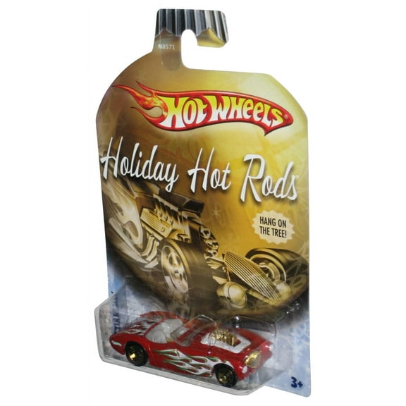 Hot Wheels Holiday Hot Rods (2009) Mattel Austin Healey Red Toy Car