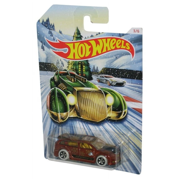 Hot Wheels Holiday Hot Rods 2019 Audacious Red Toy Car 3/6