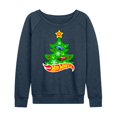 thumbnail image 1 of Hot Wheels - Holiday Merchandise - Women's Lightweight French Terry Long Sleeve Shirt, 1 of 4